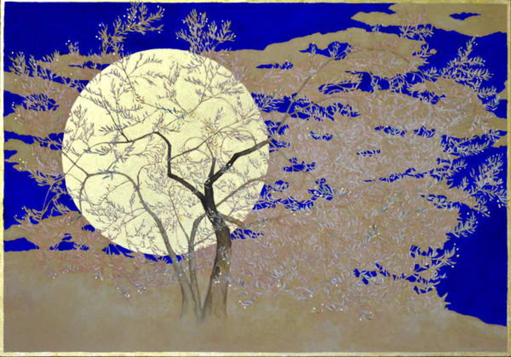 Detail of Midnight glow, 2018 by Angus Hampel