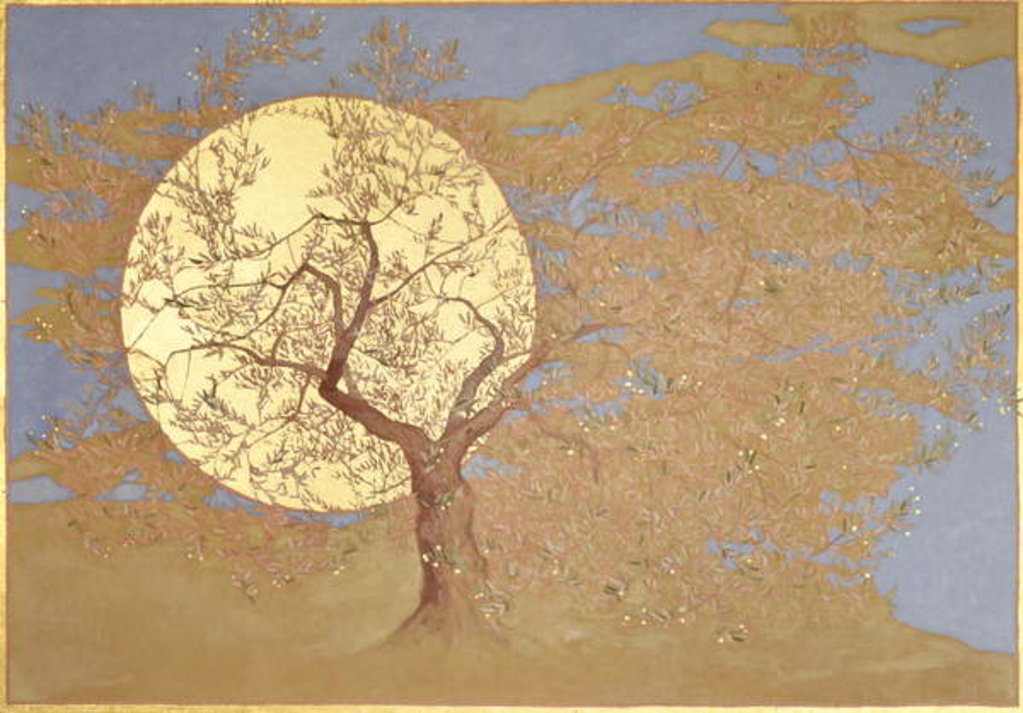 Detail of Old God, 2018 by Angus Hampel