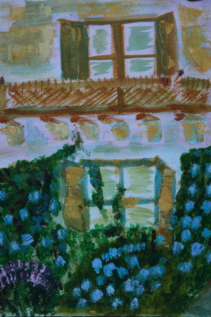 Detail of Greek house, Skyros, 2017 by Cosima Duggal