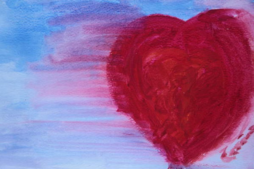 Detail of Big heart, 2017 by Cosima Duggal