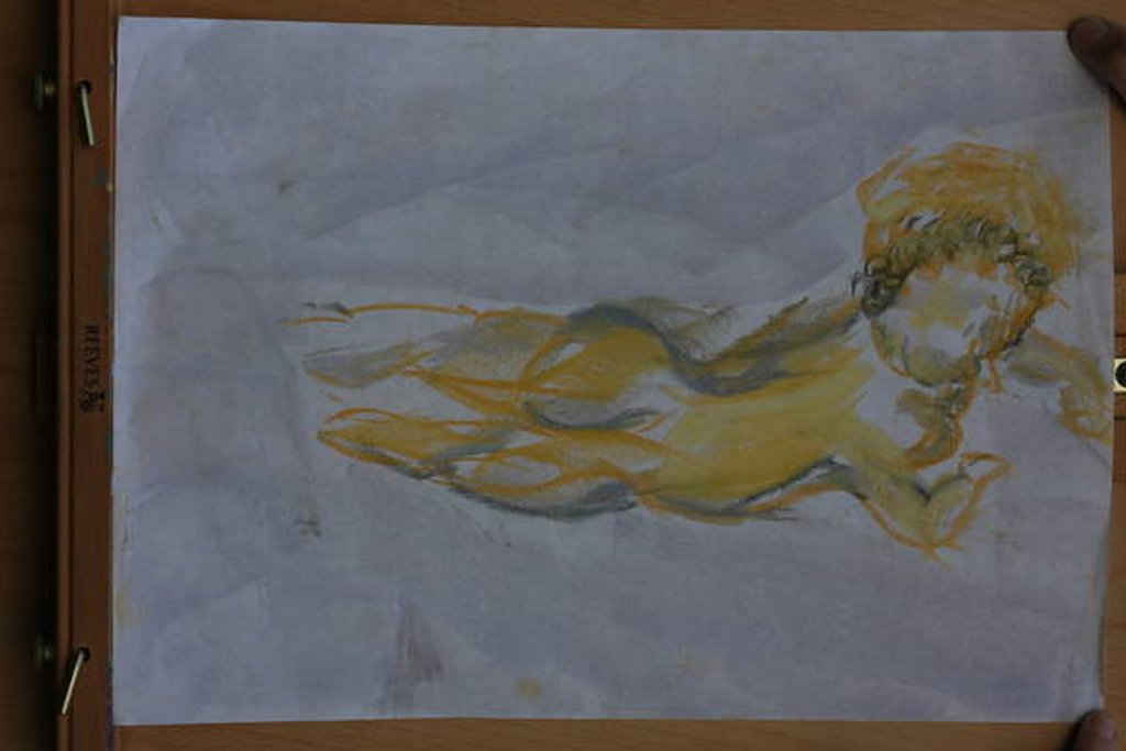 Detail of Flying angel, 2015 by Cosima Duggal