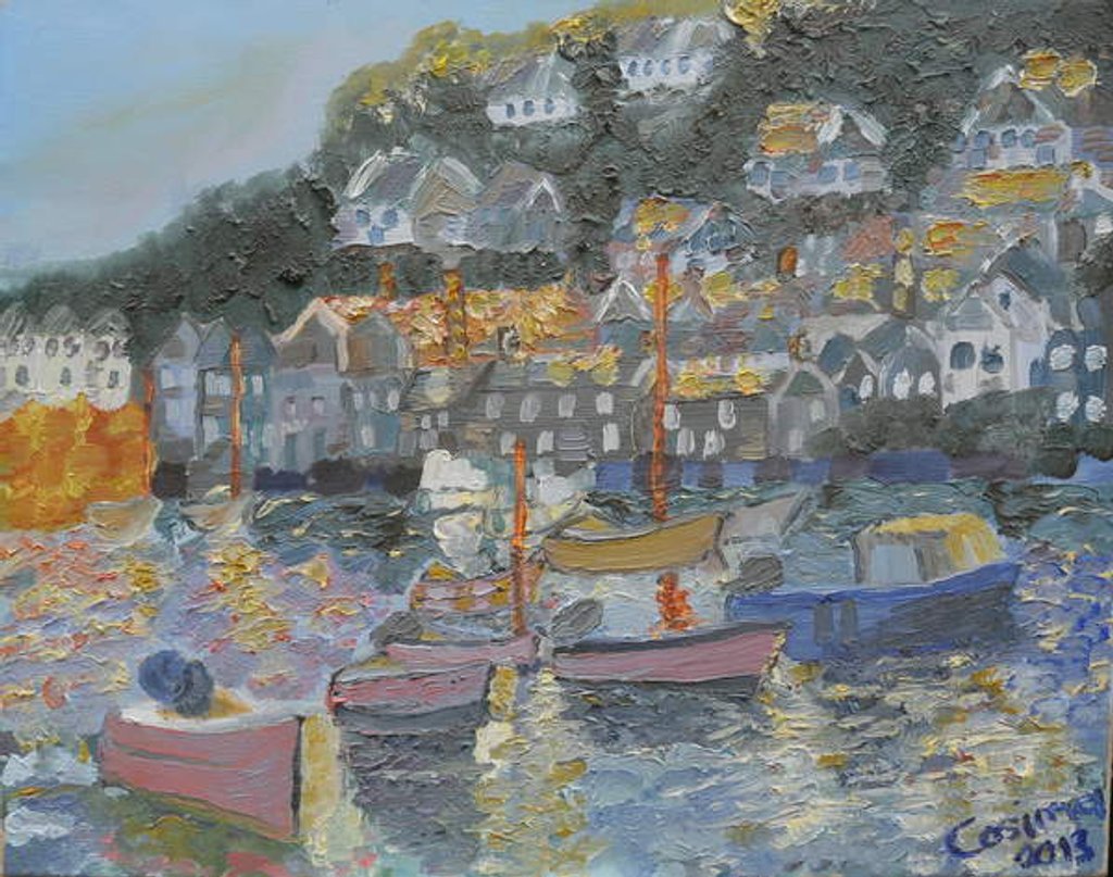 Detail of Mousehole harbour, Cornwall, 2013 by Cosima Duggal