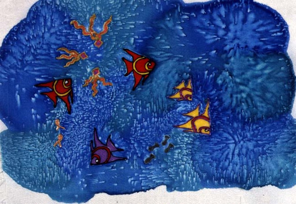 Detail of Fish, 1999 by Alexandra Cowan