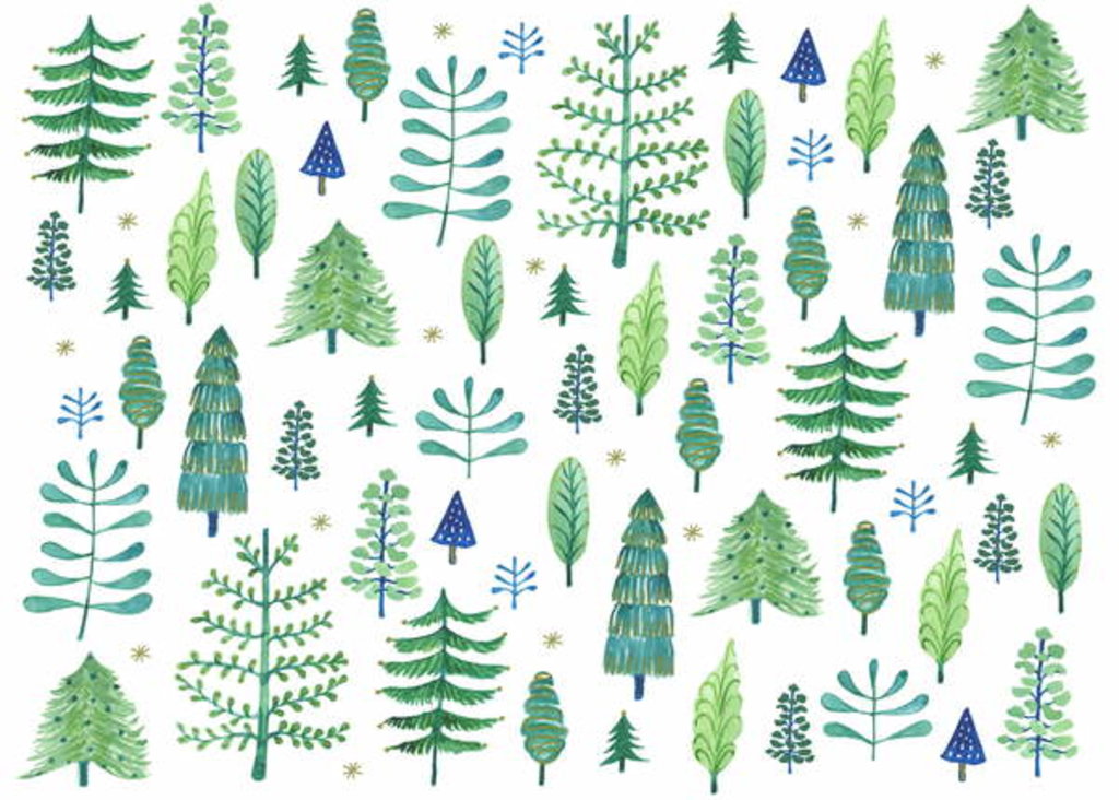 Detail of Enchanted Forest, 2017 by Elizabeth Rider