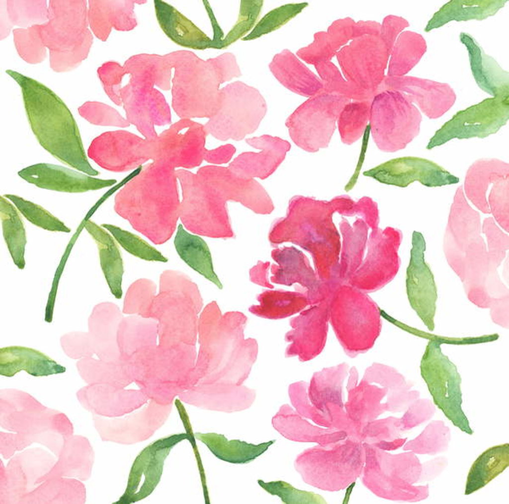 Detail of Peonies, 2018 by Elizabeth Rider