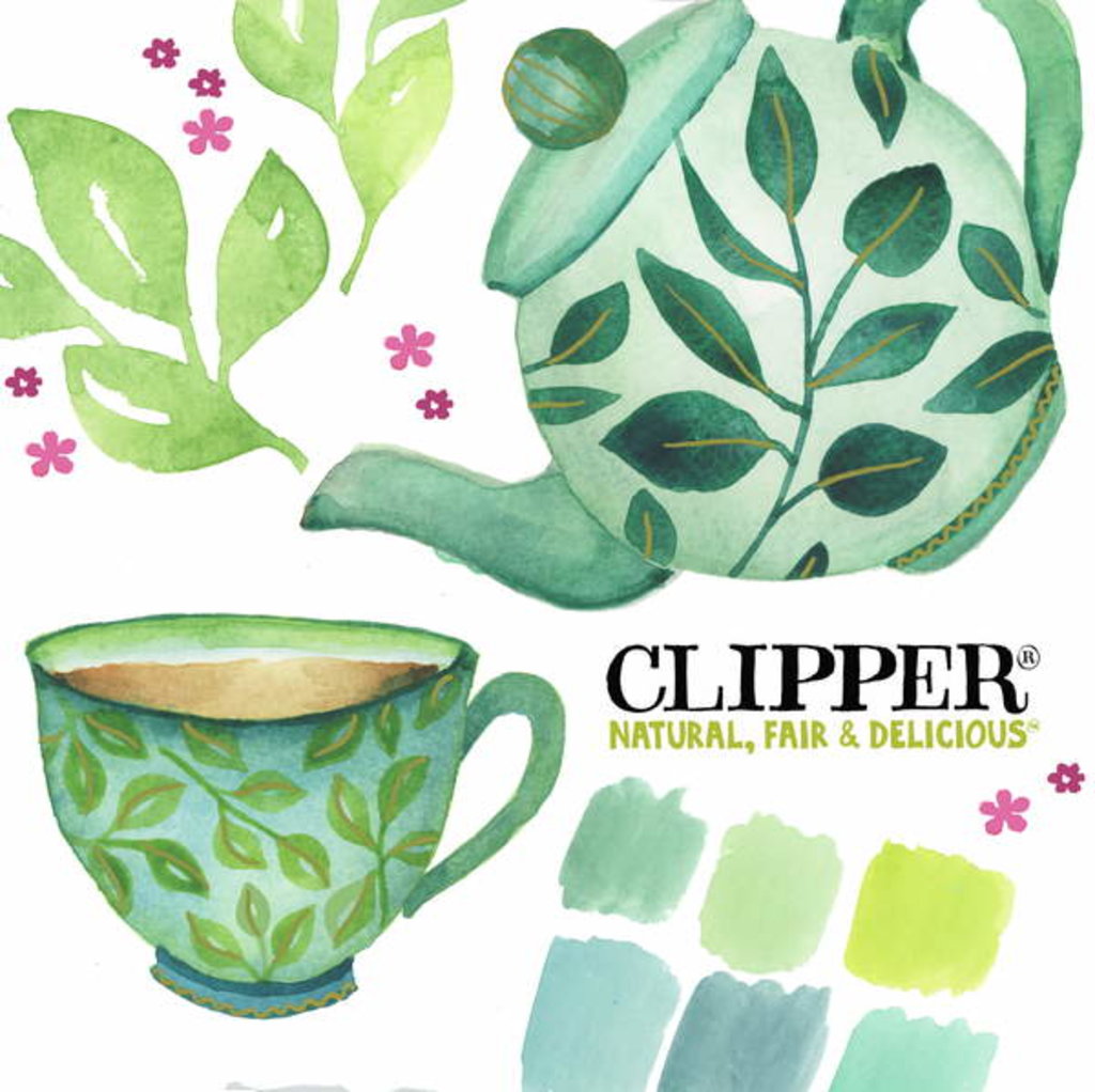 Detail of Clipper Tea, 2018 by Elizabeth Rider