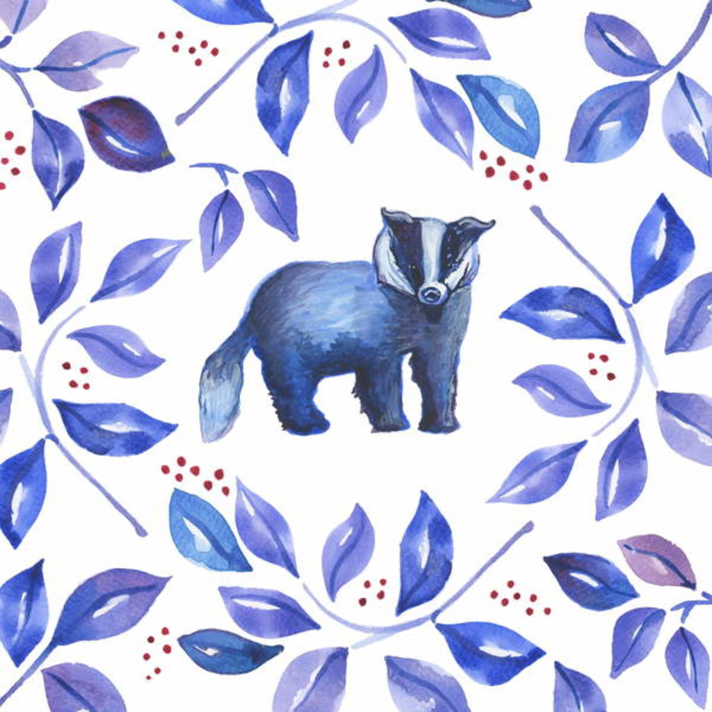 Detail of Badger, 2018 by Elizabeth Rider