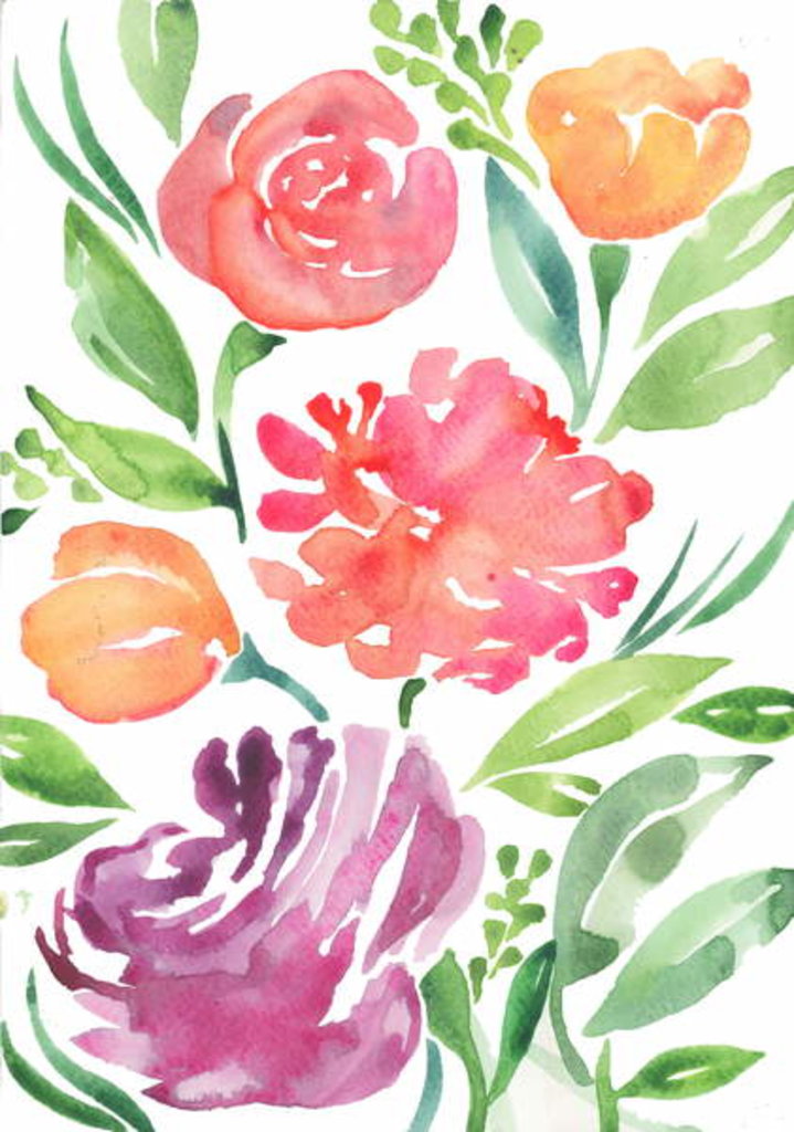 Detail of Wildflowers, 2018 by Elizabeth Rider