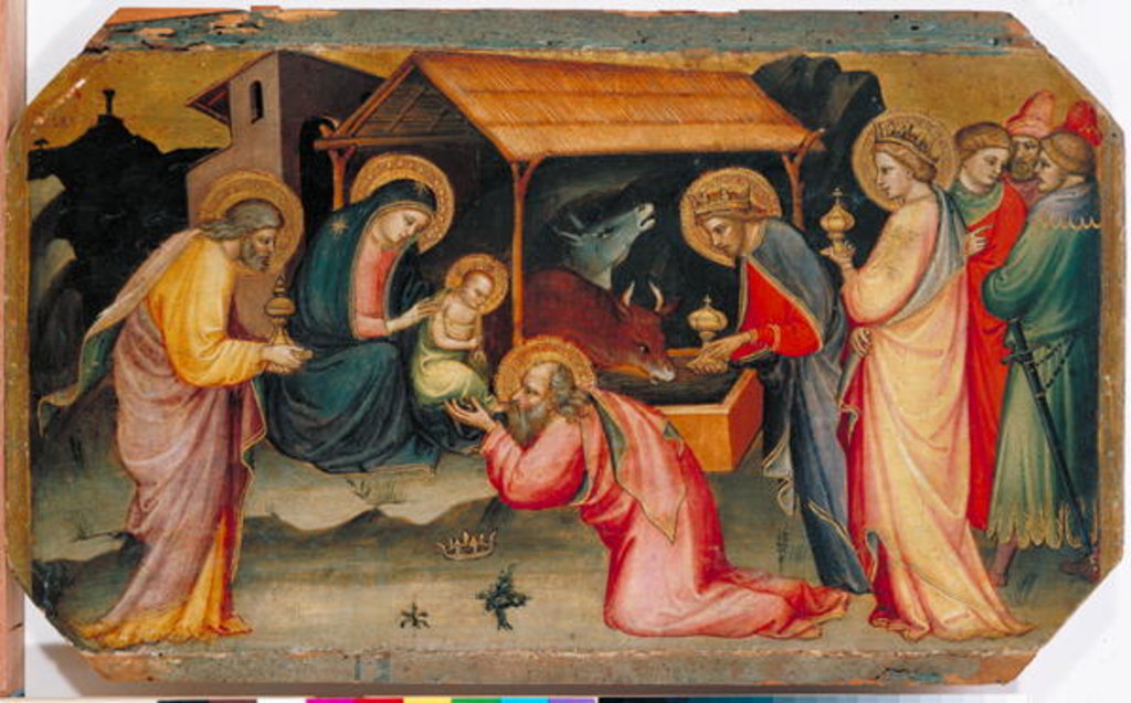 Detail of Adoration of the Magi, c.1405 by Di Mariotto Nardo