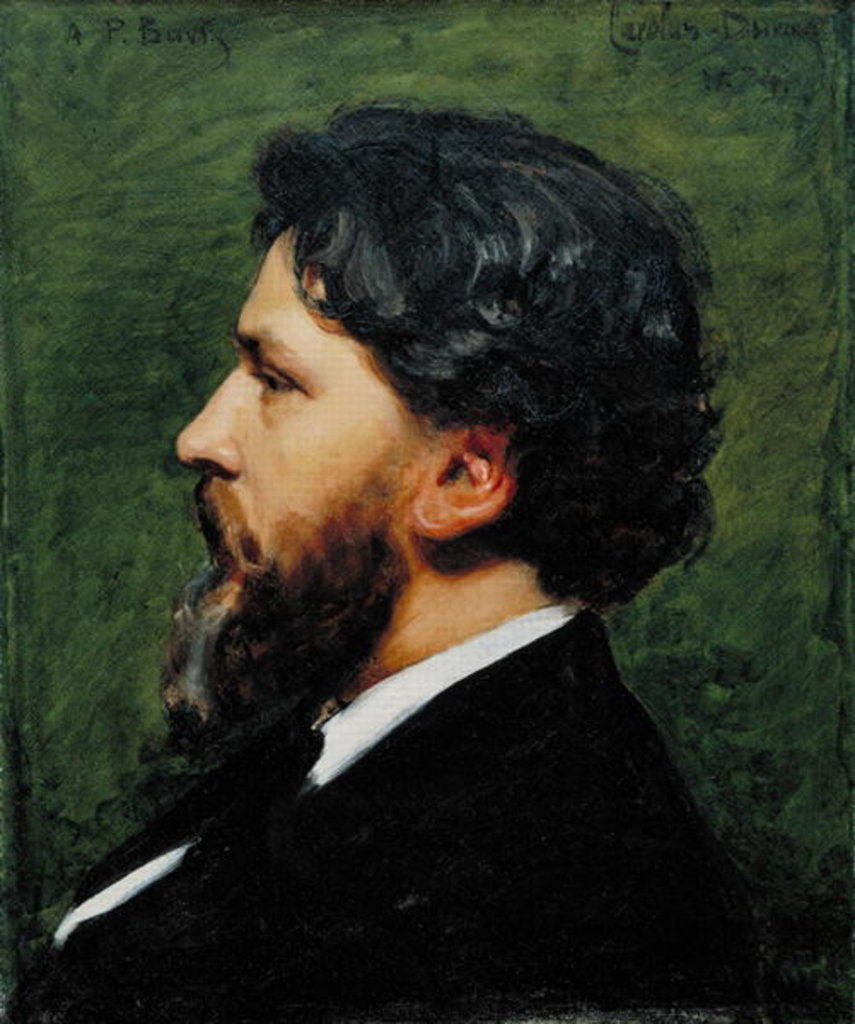 Detail of Portrait of Philippe Burty, 1874 by Charles Emile Auguste Carolus-Duran