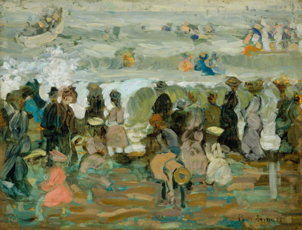 Detail of After the Storm, 1898-1903 by Maurice Brazil Prendergast