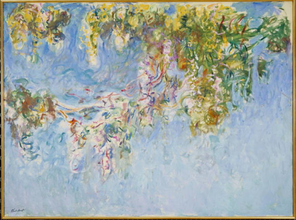 Detail of Wisteria c.1919-20 by Claude Monet