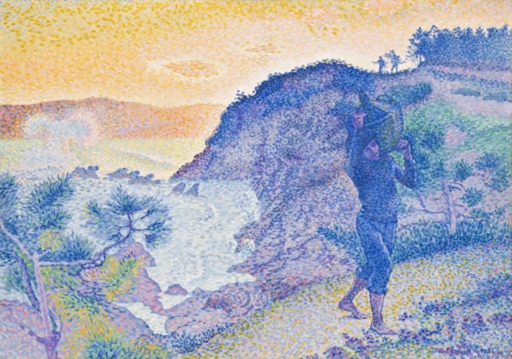 Detail of The Return of the Fisherman, 1896 by Henri-Edmond Cross
