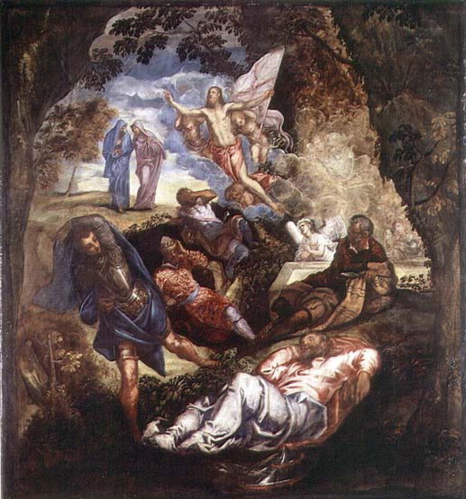 Detail of The Resurrection of Christ, 16th century by Jacopo Robusti Tintoretto