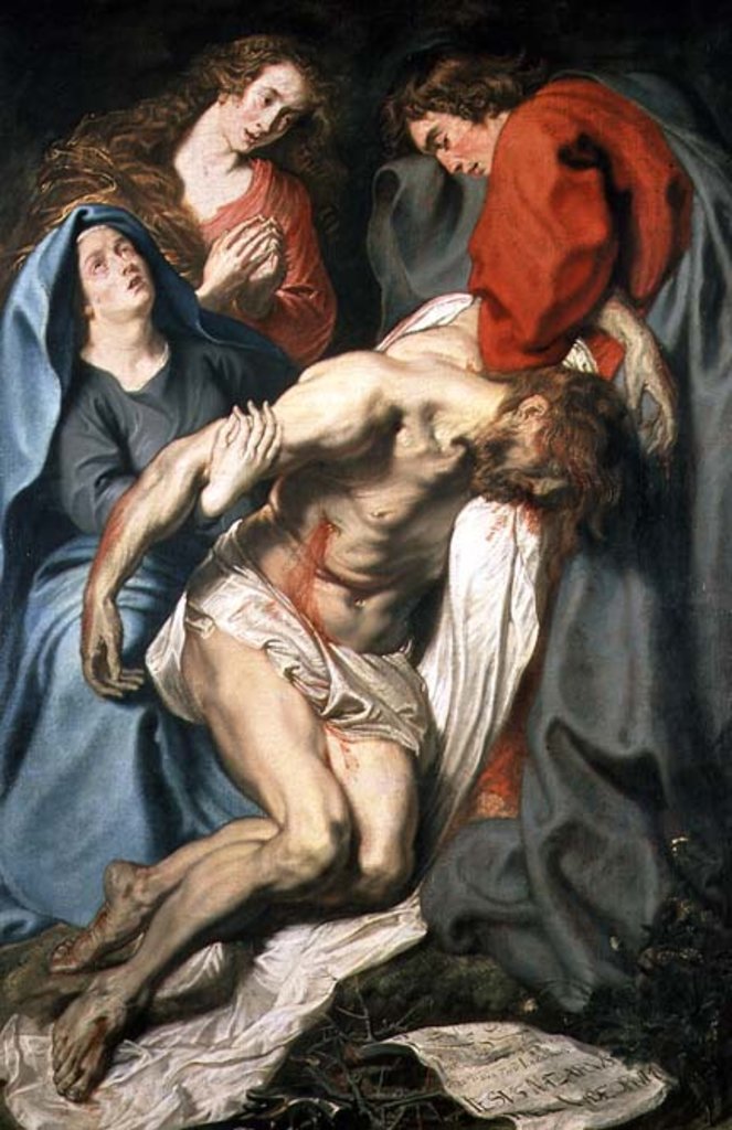 Detail of The Deposition, 17th century by Anthony van Dyck