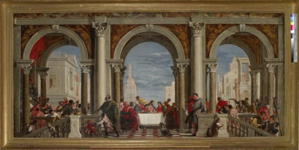 Detail of The Feast in the House of Levi by Francesco Fontebasso