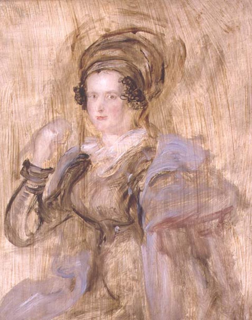 Detail of Portrait of Maria, Lady Chalcott, 19th century by David Wilkie