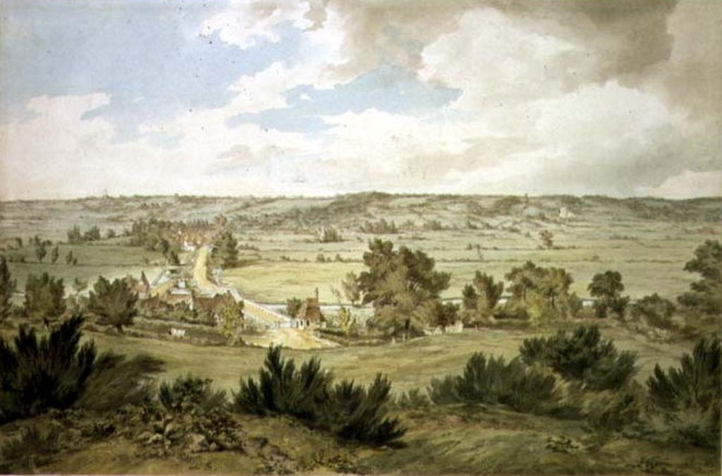 Detail of The Valley of the Stour, 19th century by John Constable