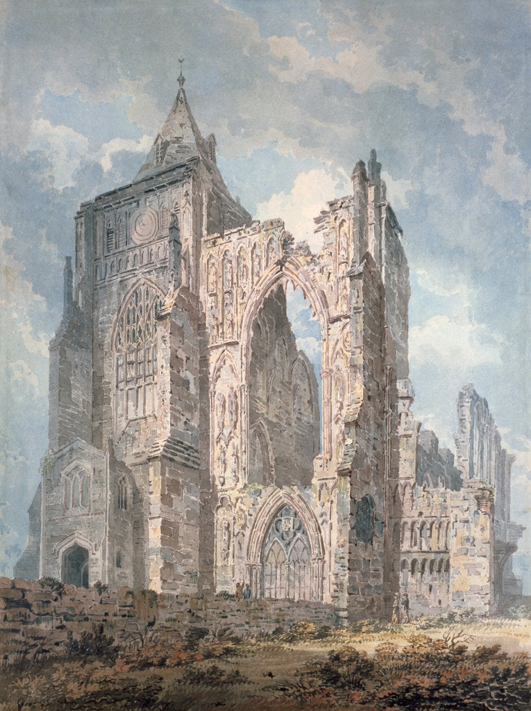 Detail of Crowland Abbey, Lincolnshire, 1793-94 by Thomas Girtin