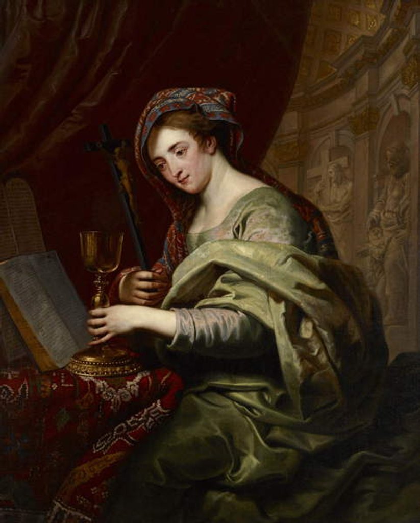 Detail of Faith, c.1675-1700 by Franco-Flemish School