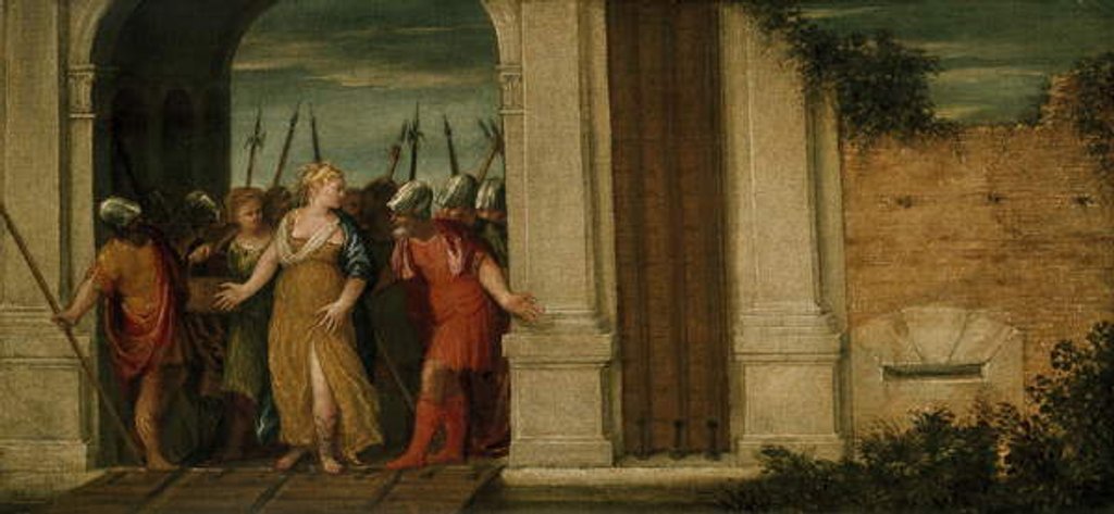Detail of Judith leaving Bethulia by Veronese