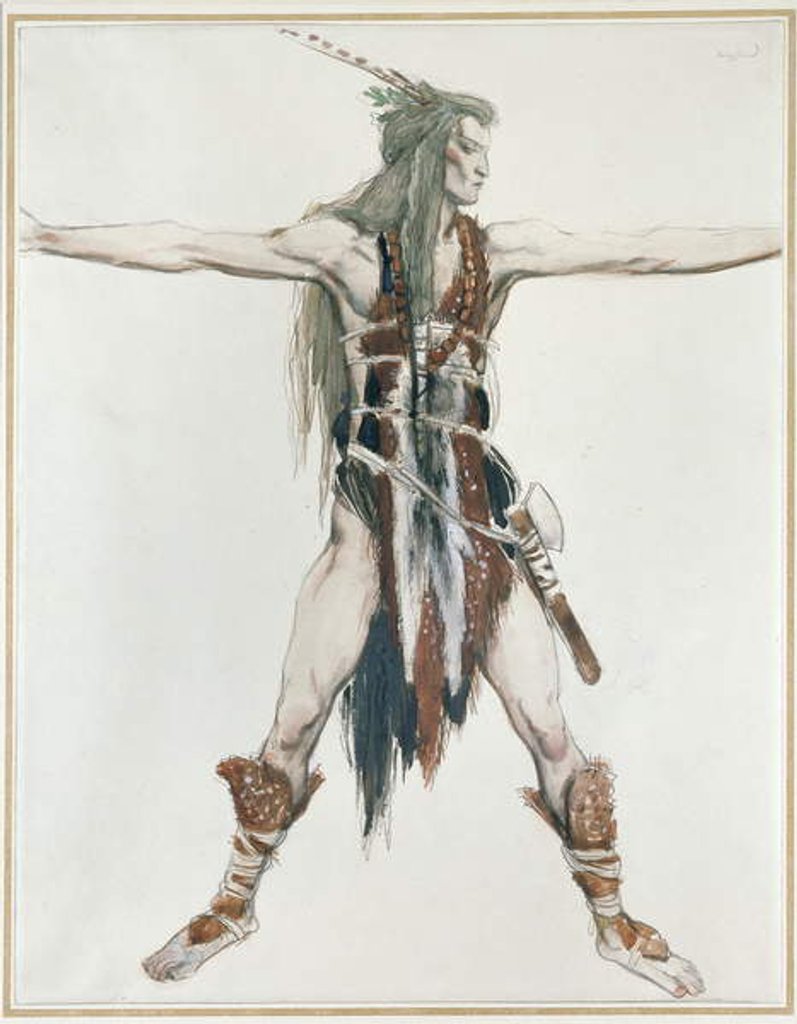 Detail of Costume Design for Siegfried by Charles Ricketts