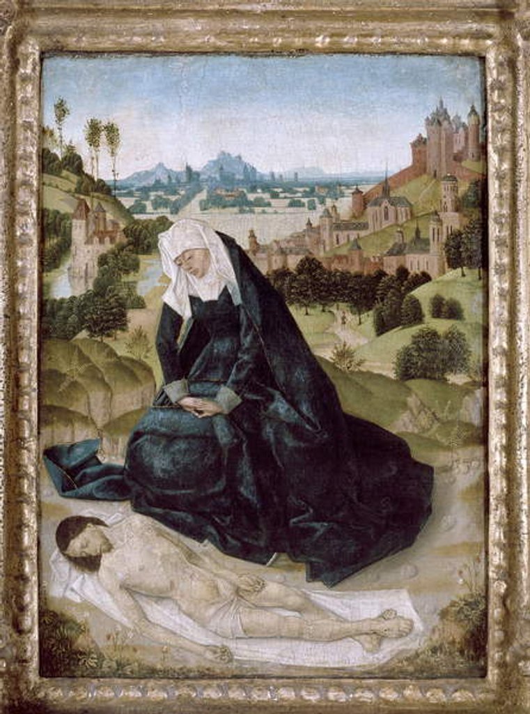 Detail of Pietà by Simon (follower of) Marmion