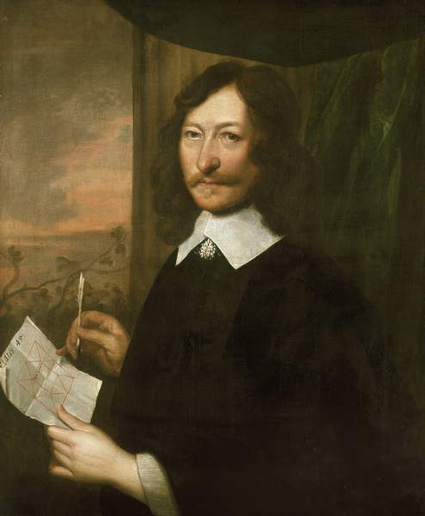 Detail of William Lilly, 1646 by British School