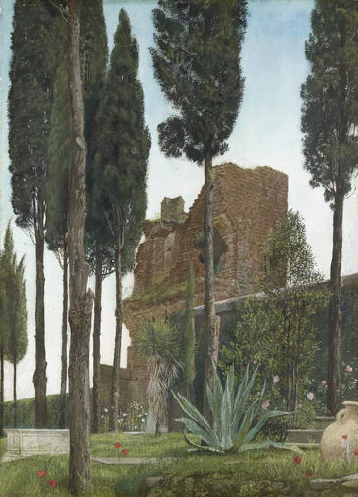 Detail of The Grave of Shelley by Walter Crane