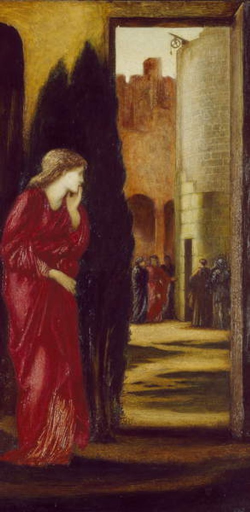 Detail of Danäe and the Brazen Tower, 1872 by Edward Coley Burne-Jones