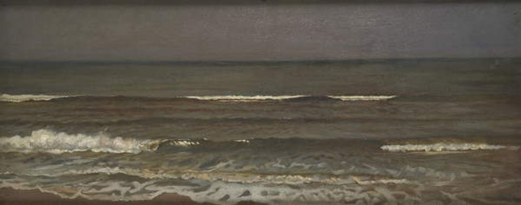 Detail of The Sea, Bocca d'Arno, during or post 1868 by William Blake Richmond