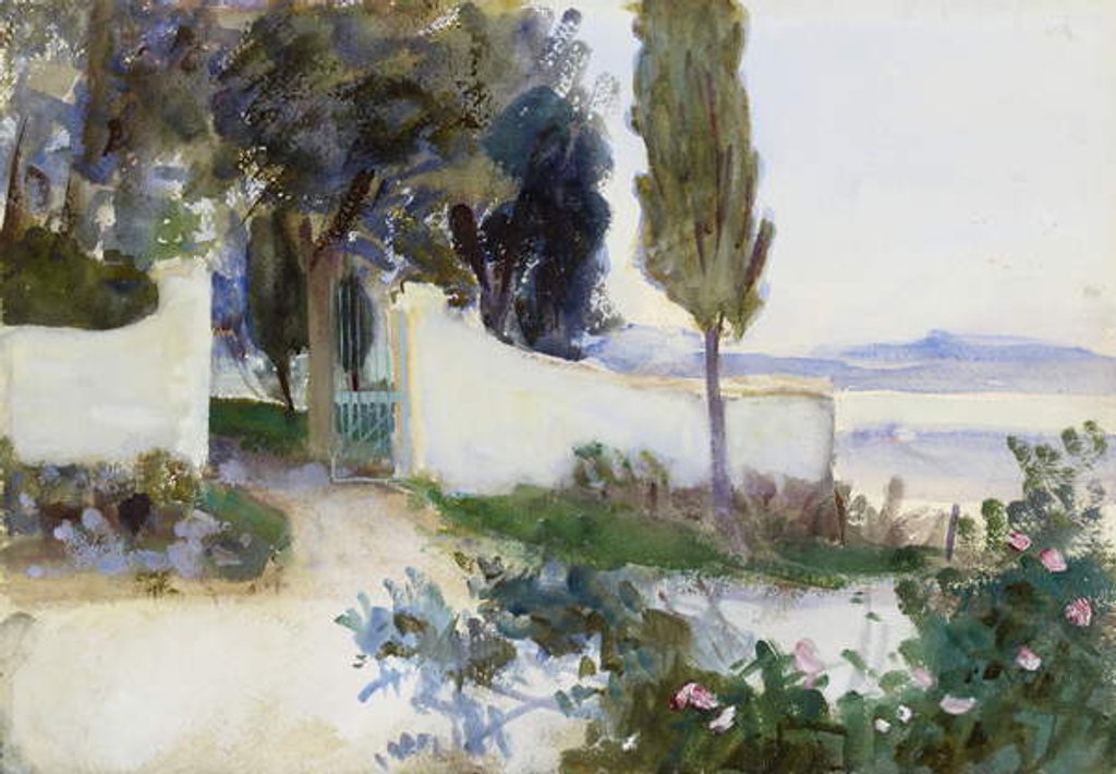 Detail of Gates of a Villa in Italy by John Singer Sargent