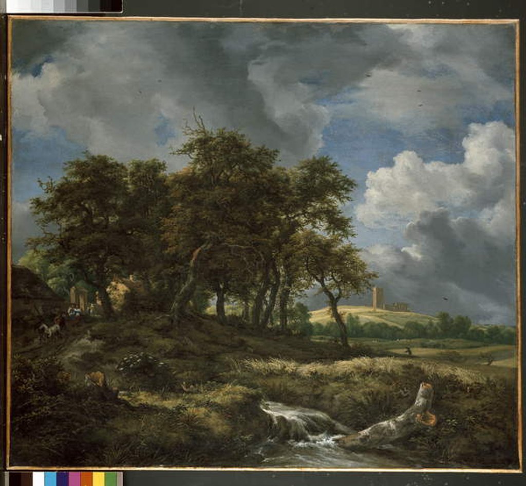 Detail of Landscape near Muiderberg, early 1650s by Jacob Isaaksz. or Isaacksz. van Ruisdael