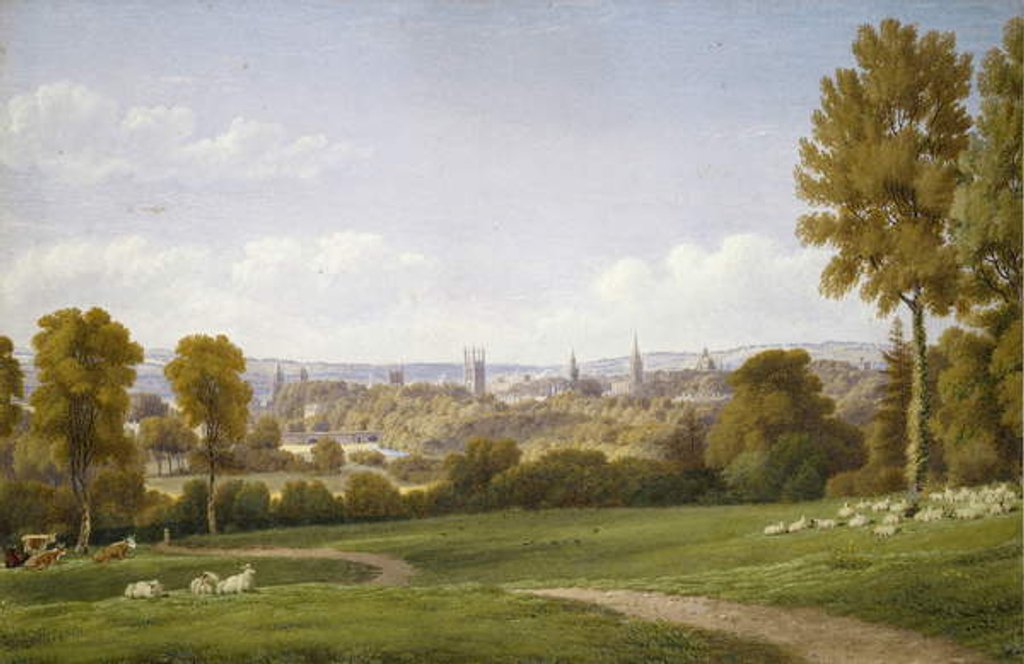 Detail of View of Oxford from Headington by William Turner