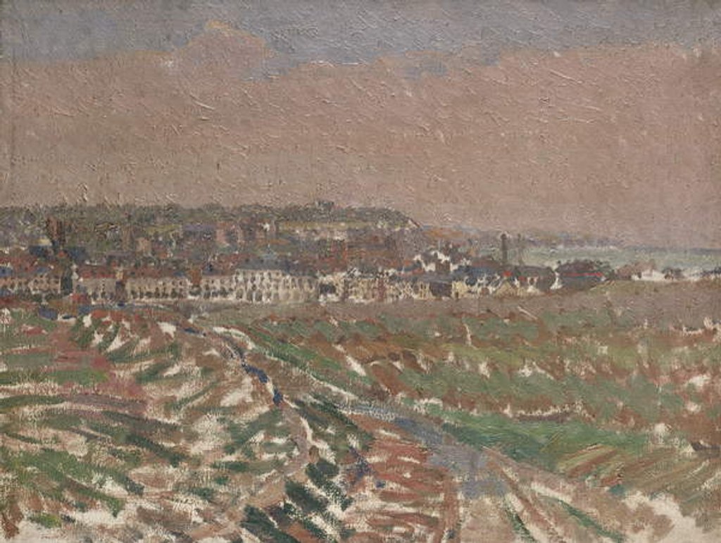 Detail of Dieppe from the West, 1910 - 1911 by Harold Gilman