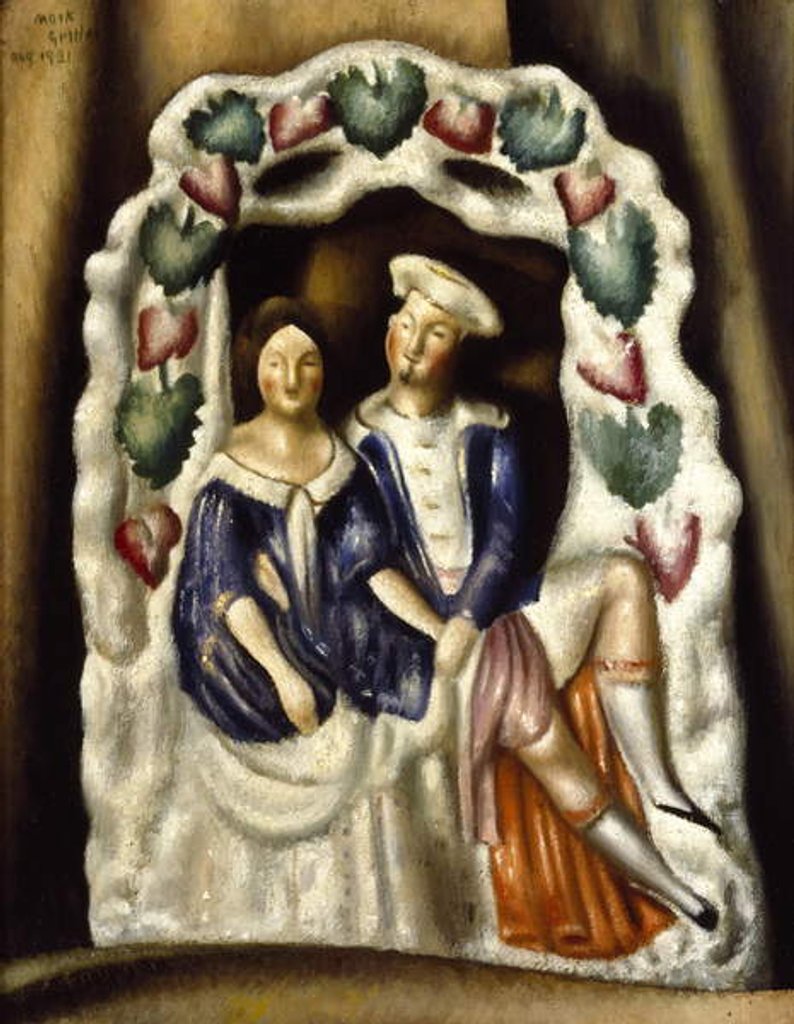 Detail of Staffordshire Group, 1921 by Mark Gertler