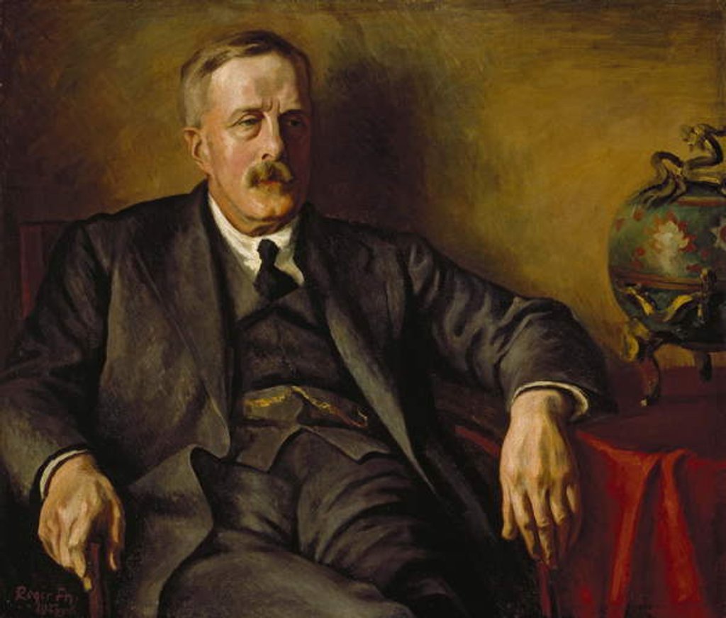 Detail of Frank Hindley Smith, 1923 by Roger Eliot Fry