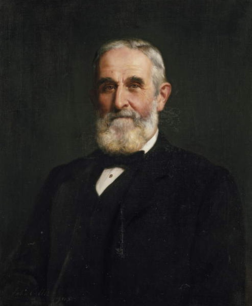 Detail of Sir John Evans, 1905 by John Collier
