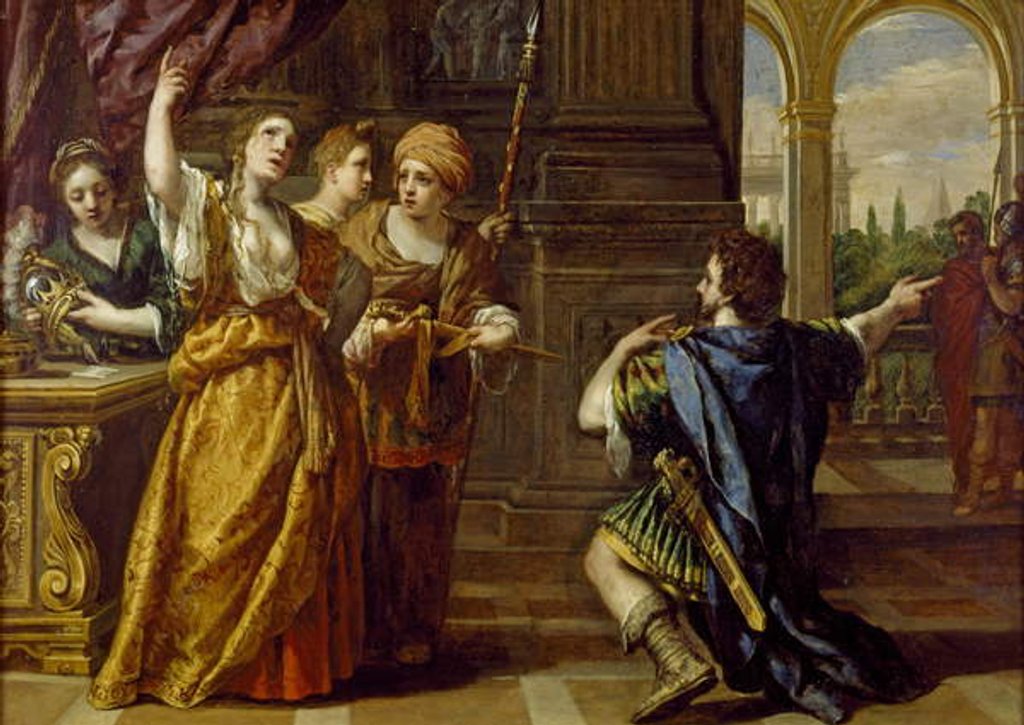 Detail of The Oath of Semiramis, c. 1623-24 by Pietro da Cortona