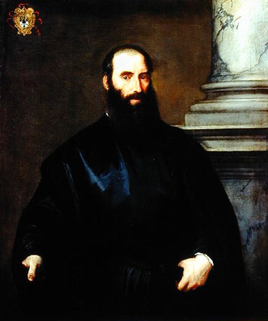 Detail of Giacomo Doria, c.1530-35 by Titian (c.1488-1576)