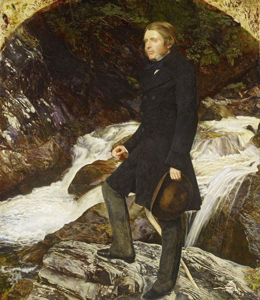 Detail of John Ruskin, 1854 by John Everett Millais