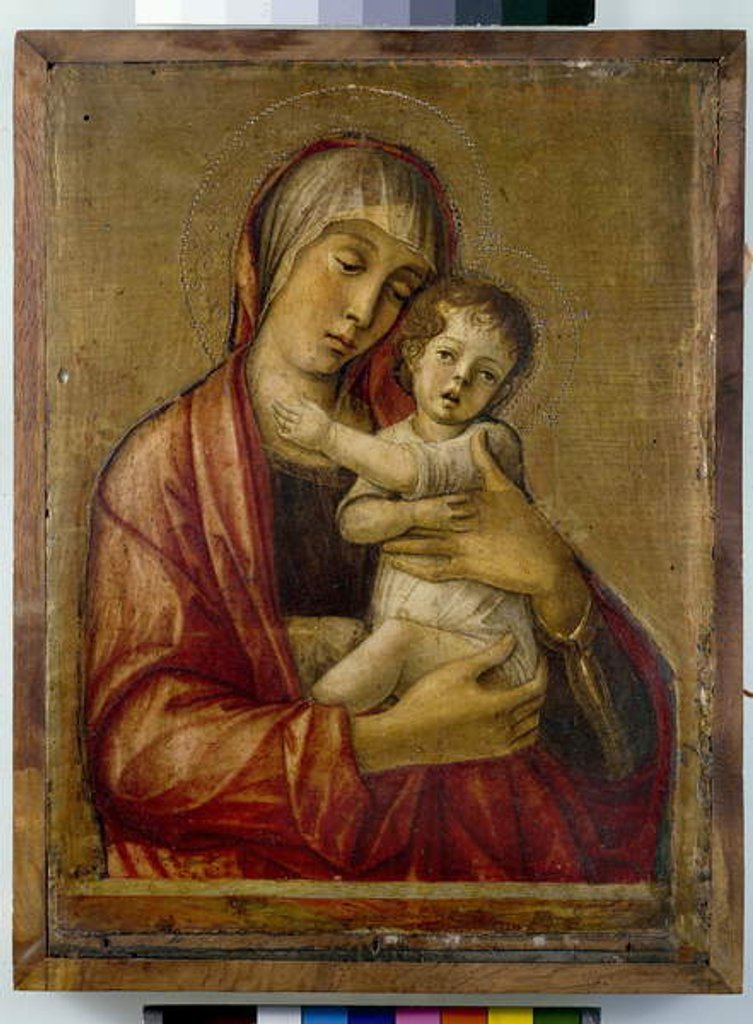 Detail of Madonna and Child by Giovanni Bellini