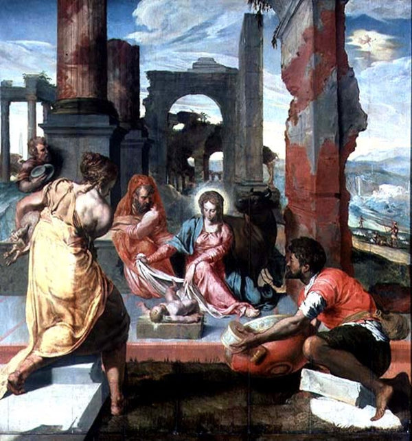 The Adoration of the Shepherds, c.1560 posters & prints by Italian School
