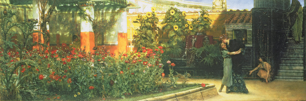 Detail of Corner of a Roman Garden, 1878 by Lawrence Alma-Tadema