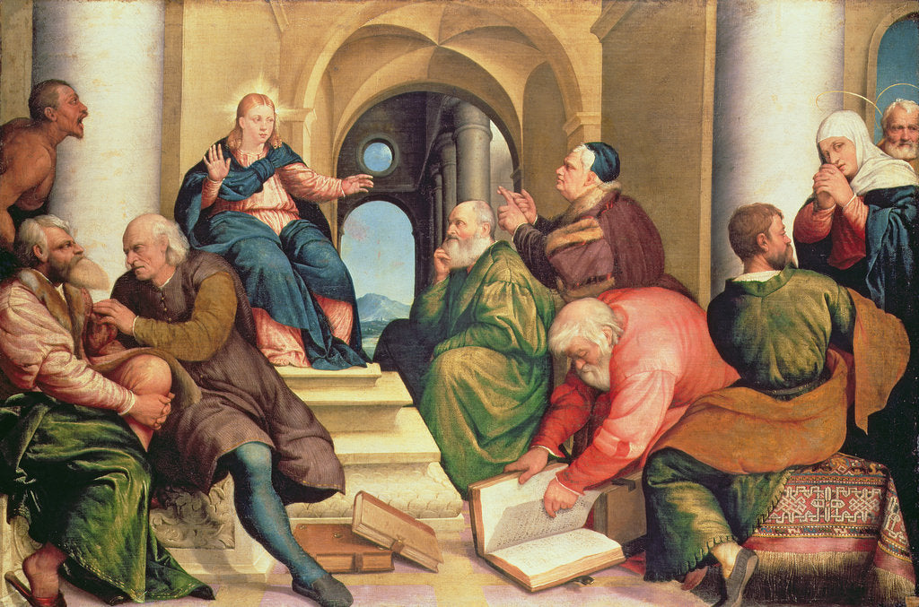 Detail of Christ among the Doctors, 16th century by Jacopo Bassano