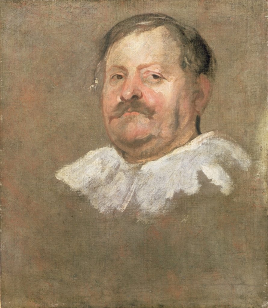 Detail of Portrait of a Man in a Falling Collar by Anthony van Dyck