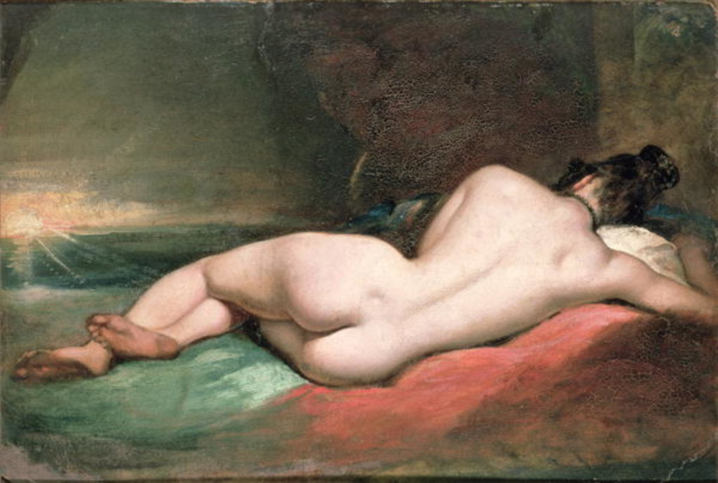 Detail of Nude Model Reclining, 19th century by William Etty