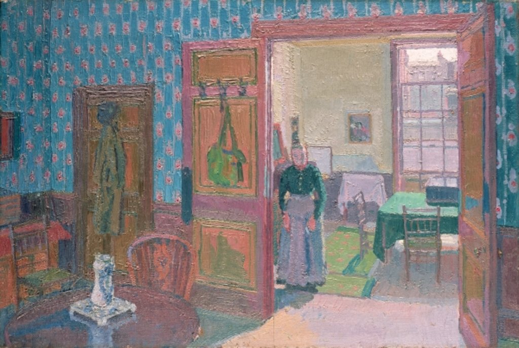 Detail of Interior with Mrs Mounter, 19th century by Harold Gilman