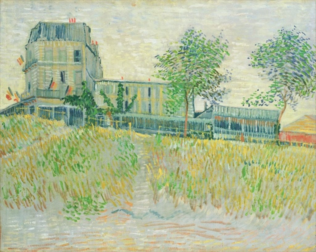 Detail of Restaurant de la Sirene, Asnieres, 19th century by Vincent van Gogh
