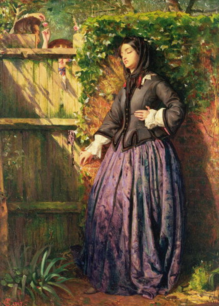 Detail of Broken Vows, 1857 by Philip Hermogenes Calderon